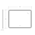 Зеркало Cezares CZR-SPC-DUET-1000-800-LED-TCH