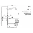 Cмеситель для раковины CEZARES DIAMOND-LS2-02-Sw