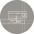 Душевой уголок CEZARES SLIDER-AH-1-80-70/80-GRIGIO-Cr