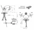 Смеситель на биде CEZARES RETRO-C-BS1-01