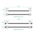 Полотенцедержатель 60см, Бронза Cezares OLIMP-TH06-02-M