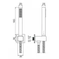 Душевой гарнитур Cezares CZR-L-DEFA-03/24 Золото 24 карат