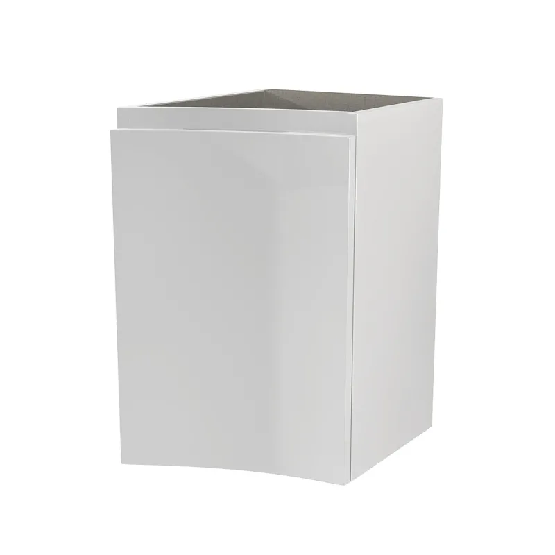 Шкафчик подвесной с одной распашной створкой, правый VAGUE CEZARES 44222 Bianco lucido