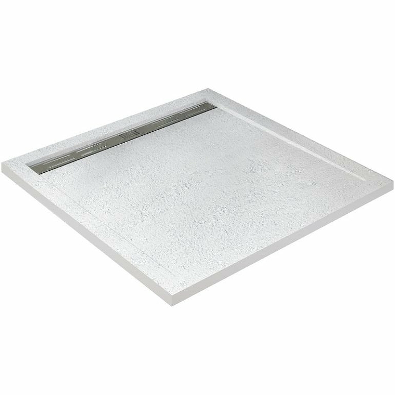 Душевой поддон из искусственного камня Cezares Tray AS 90x90 TRAY-AS-A-90-30-W Белый